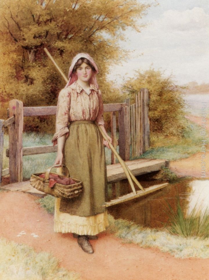 Charles Edward Wilson On The Way to the Hayfield